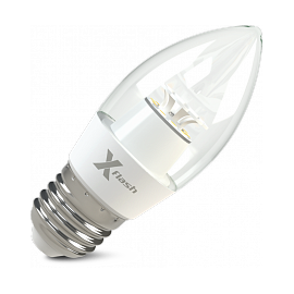 X-Flash Candle E27 CF 6.5W 3000K 220V